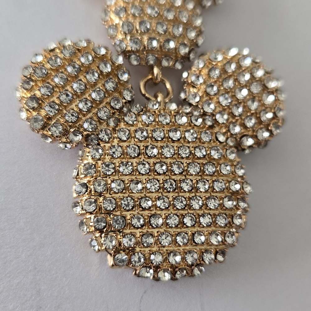 Mickey Mouse Pavé Statement Earrings - Picture 6 of 16